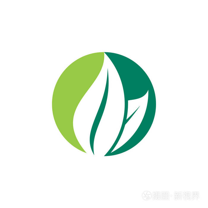 绿色生态矢量标志