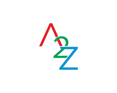 初始字母A2Z设计标志