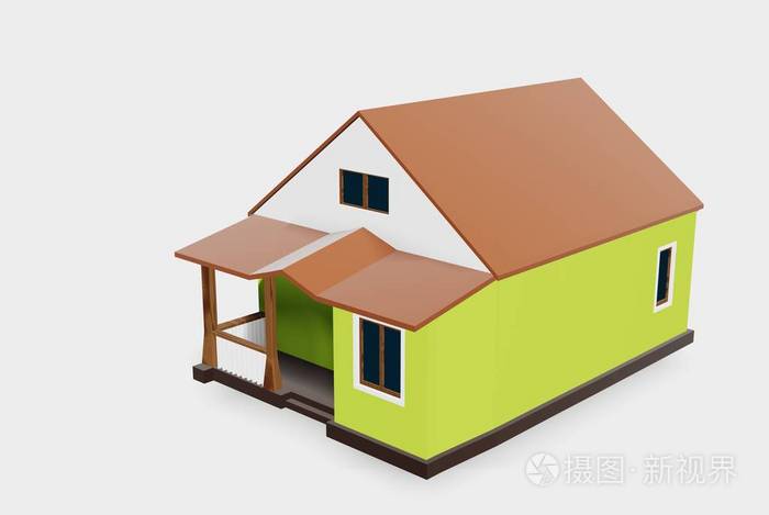 3d 房子现代风格照片-正版商用图片192kue-摄图新视界