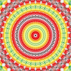 没事背景背景多色抽象万花筒彩色图案设计. 对称.照片