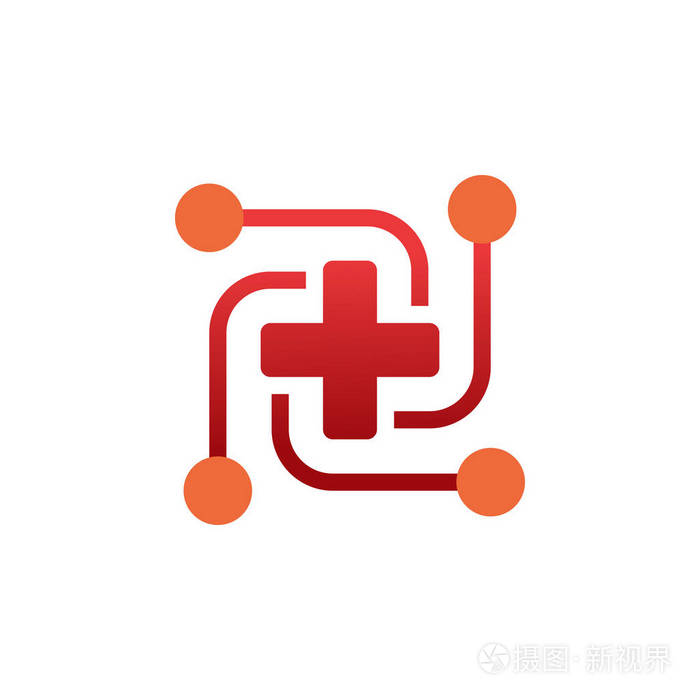 医疗卫生标志矢量