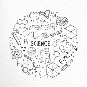 手绘科学家图片-手绘科学家素材-手绘科学家插画-摄图新视界