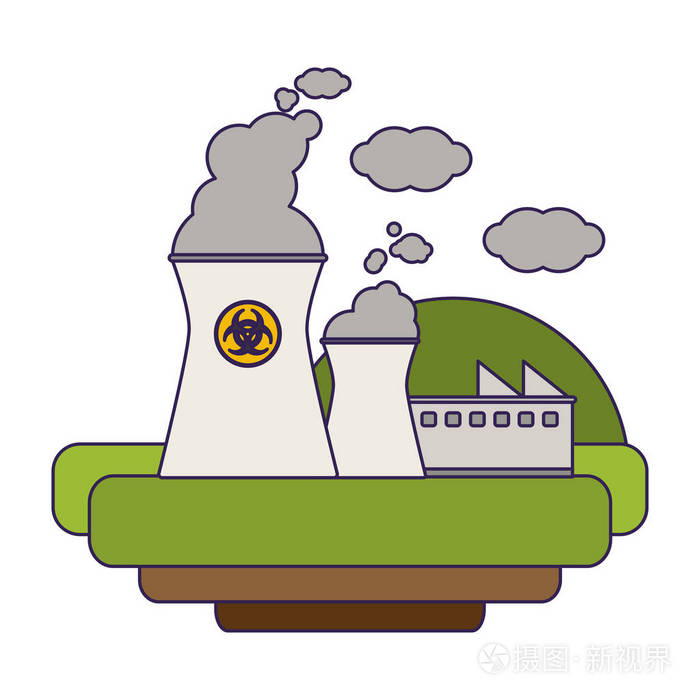 核电站工业能源蓝线