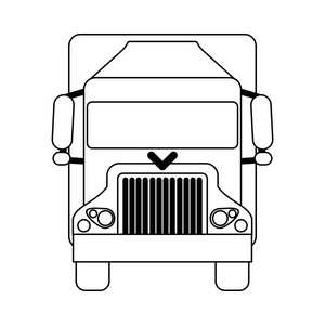 正面卡车图片-正面卡车素材-正面卡车插画-摄图新视界