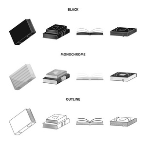 训练和盖子图标的向量例证。训练和书店股票向量例证的汇集