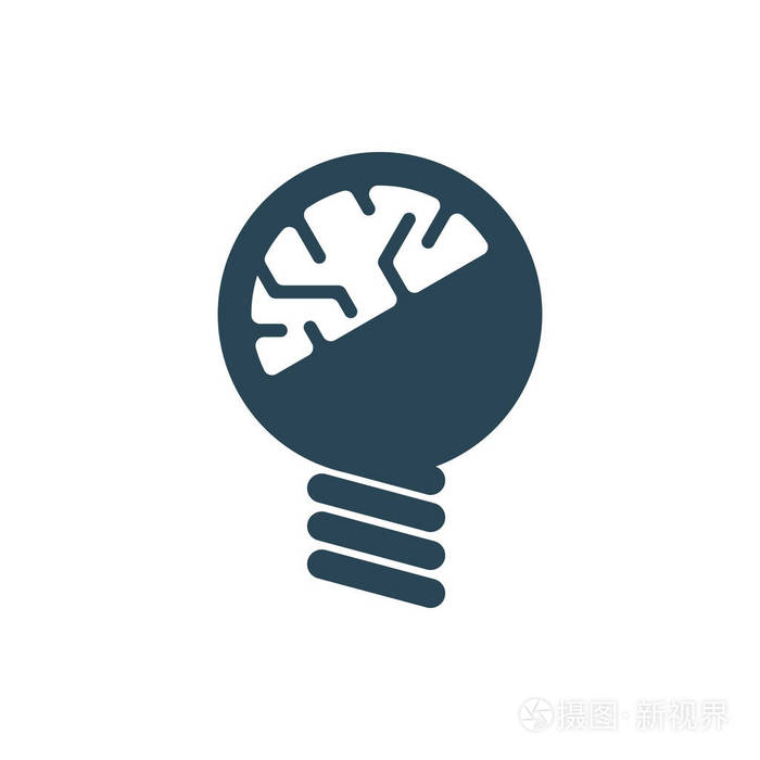 大脑智能标志设计