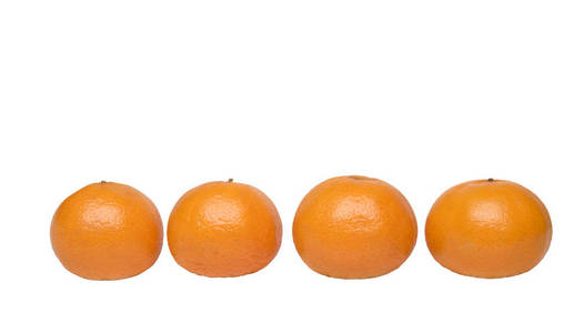 白色背景下成熟橘子的图像图片