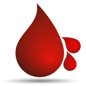 和医疗保健概念中对男性病人进行血液测试卡通风格的矢量插画医疗保健