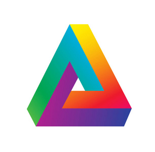 无限的三角形图片