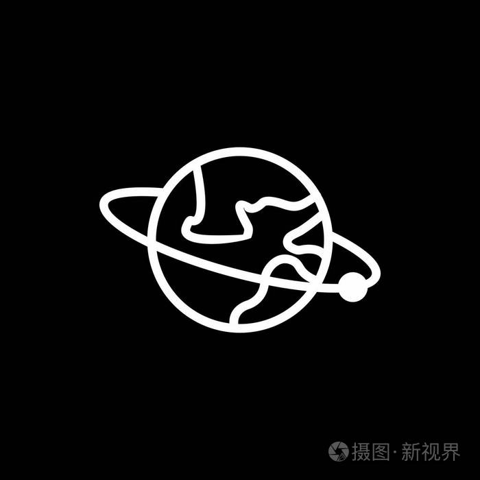 个人和商业用途的矢量天文学图标