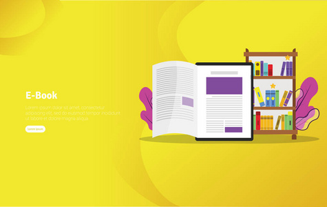 电子书banner图片-电子书banner素材-电子书banner插画-摄图新视界