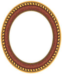 椭圆形相框图片