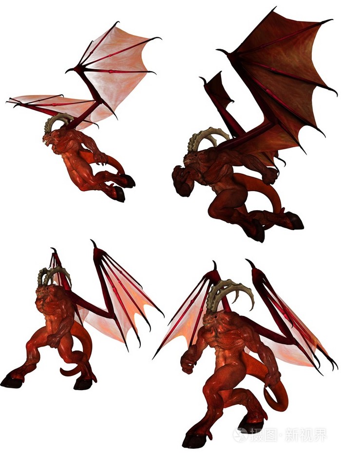 3d呈现的恶魔