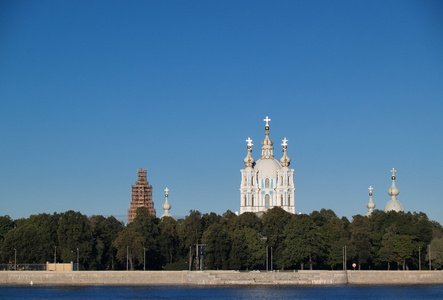 Smolny cathedral, st petersburg斯莫尔尼大教堂 圣彼得斯堡