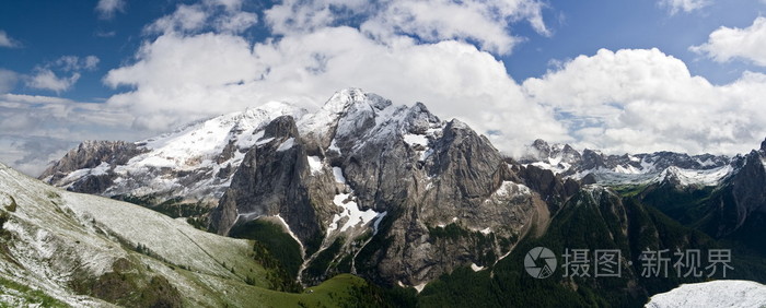 marmolada 全景Marmolada panorama