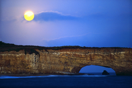 美丽的山岳景观