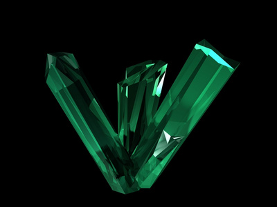 绿色水晶
