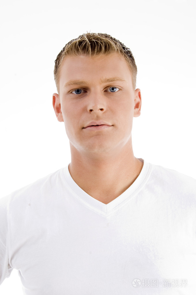英俊的年轻白人男子照片-正版商用图片19425o-摄图新视界