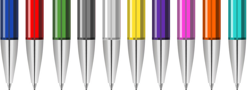 颜色的笔