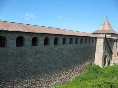 schlisselburg 堡垒的瞭望塔