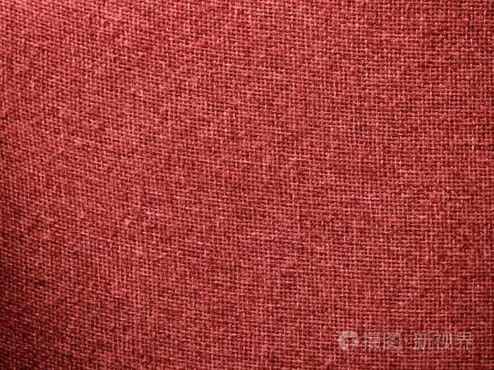麻布红色织物纹理背景