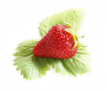 孤立水果草莓