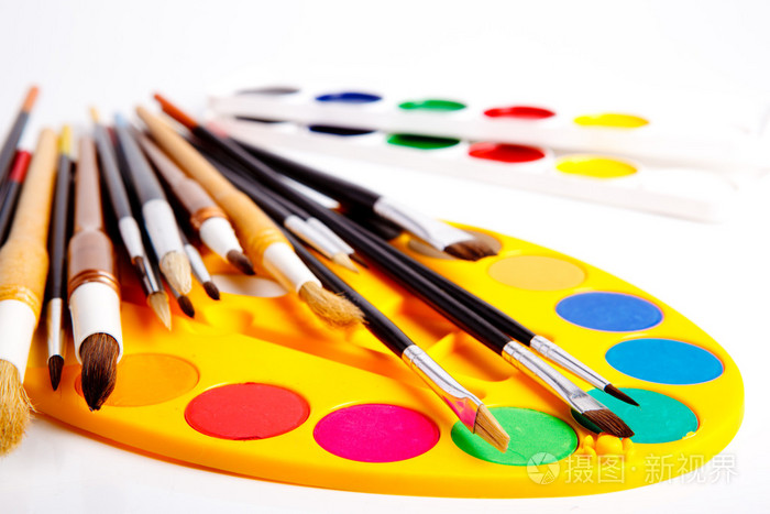 画笔与颜料
