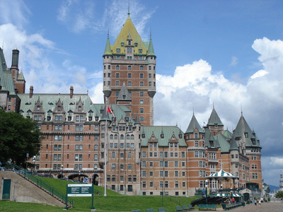 frontenac 城堡，魁北克，加拿大