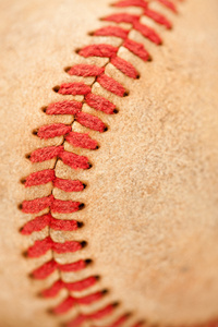 宏抽象的破旧的皮革棒球详细信息