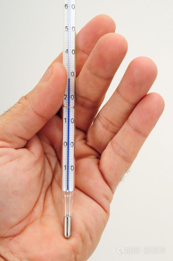 温度计在手照片-正版商用图片195qi6-摄图新视界
