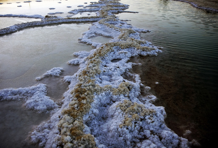 死海盐和水