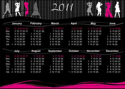 2011 年时尚日历