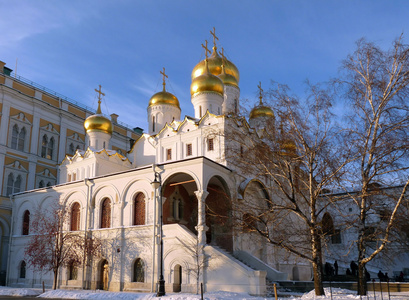 基督教大教堂的莫斯科克里姆林宫。俄罗斯