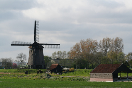 荷兰的风车