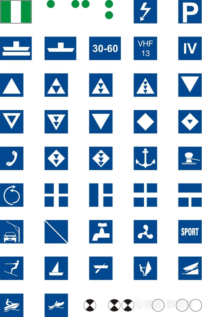 航道标志内容丰富