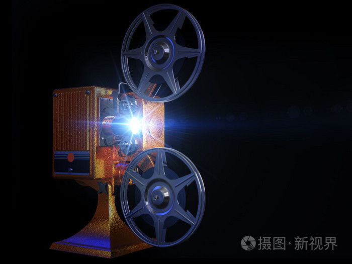 老式投影仪照片-正版商用图片197kow-摄图新视界