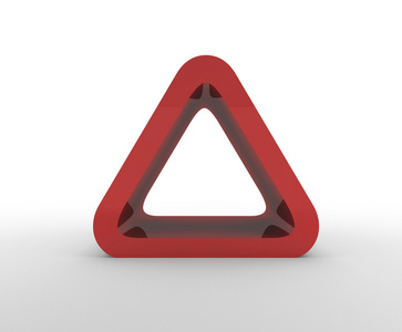 红色警告三角与副本空间，在白色背景上孤立