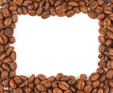 框架所作的咖啡豆