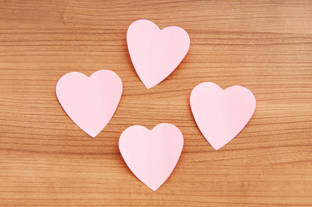 心形便利贴图片