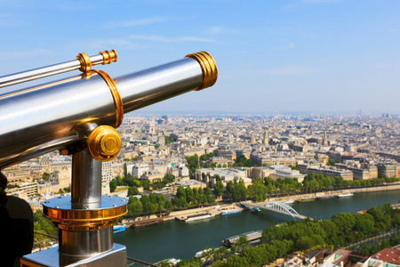 巴黎，埃菲尔铁塔的视图