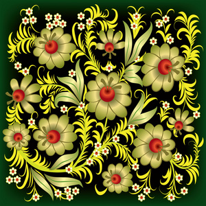 抽象花卉饰品用金鲜花