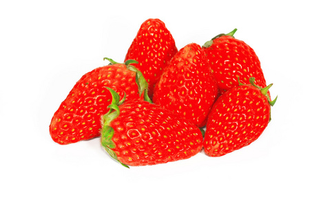 红色新鲜草莓