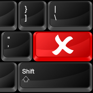计算机按钮取消符号