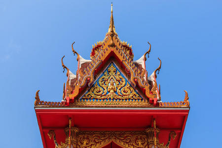 泰国佛教寺院屋顶