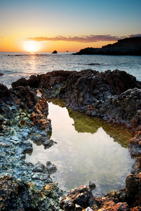 美丽的海景。组成的性质