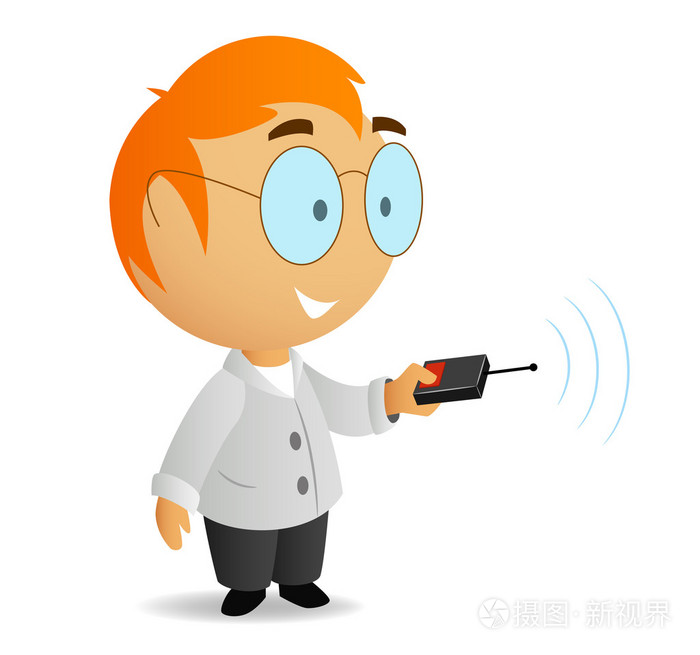 动漫小小科学家与远程控制