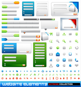 web 设计元素极端集合