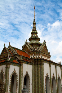 在曼谷，泰国大皇宫的细节
