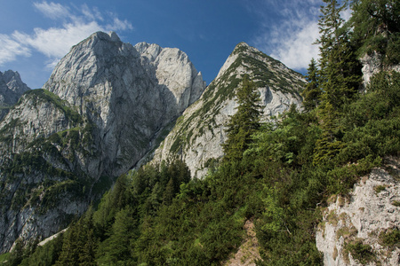 在奥地利 donnerkogel gosaukamm 山