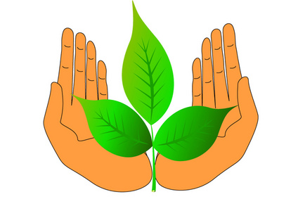 绿色的生命插画-绿色的生命手绘-绿色的生命卡通图-摄图新视界